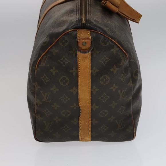LOUIS VUITTON Monogram Keepall Bandouliere 50 Boston Bag M41416 LV Auth 110529 - Picture 4 of 16